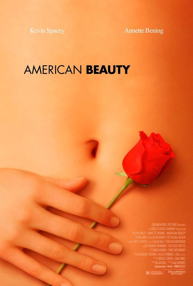 The movie poster for American Beauty