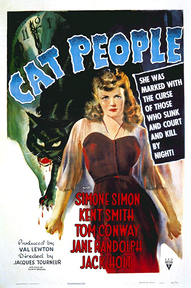 The movie poster for Cat People