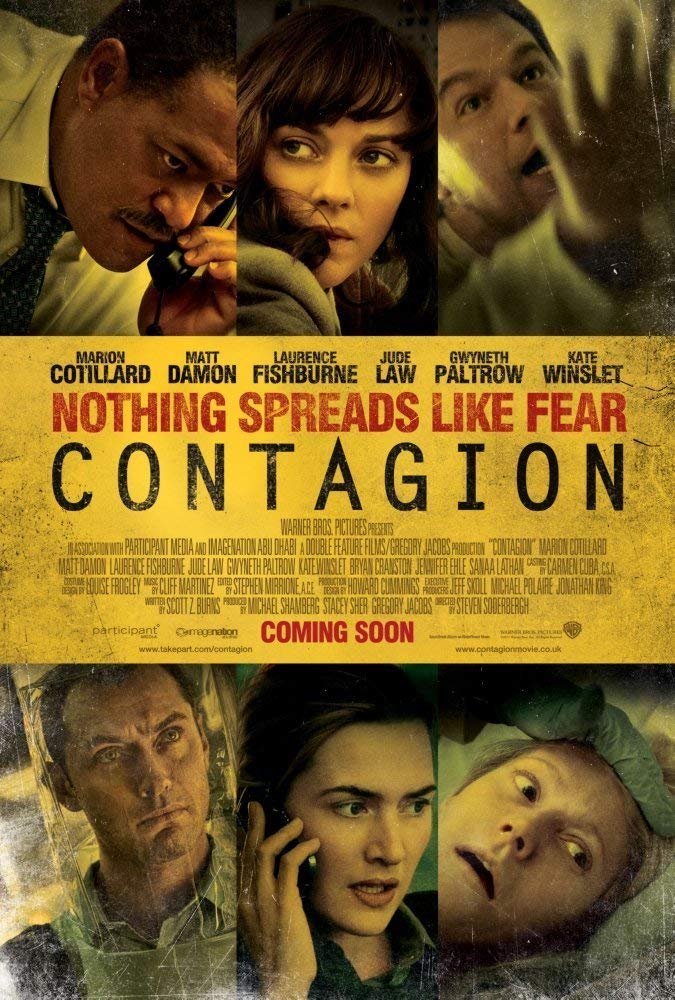 The movie poster for Contagion