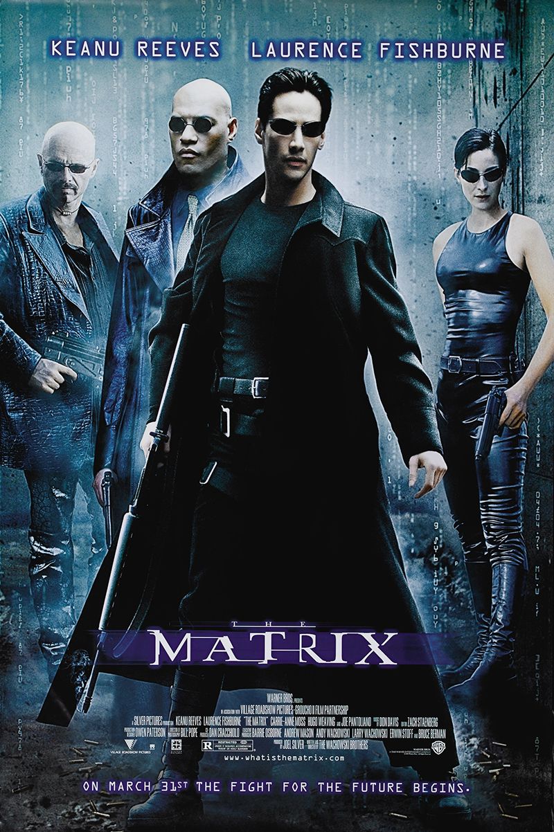 The movie poster for The Matrix